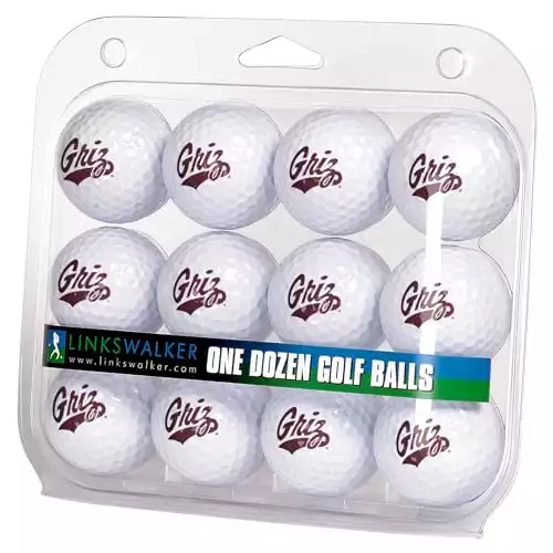 "Griz" Montana Grizzlies Golf Balls (12)